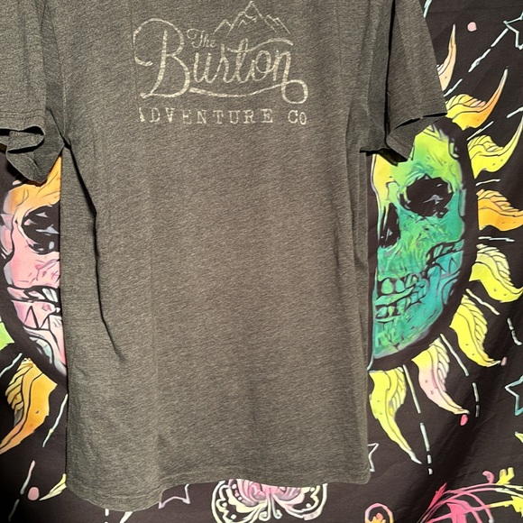 Burton x Mtn DEW Collaboration Grey tee shirt Size Extra large - Picture 3 of 4